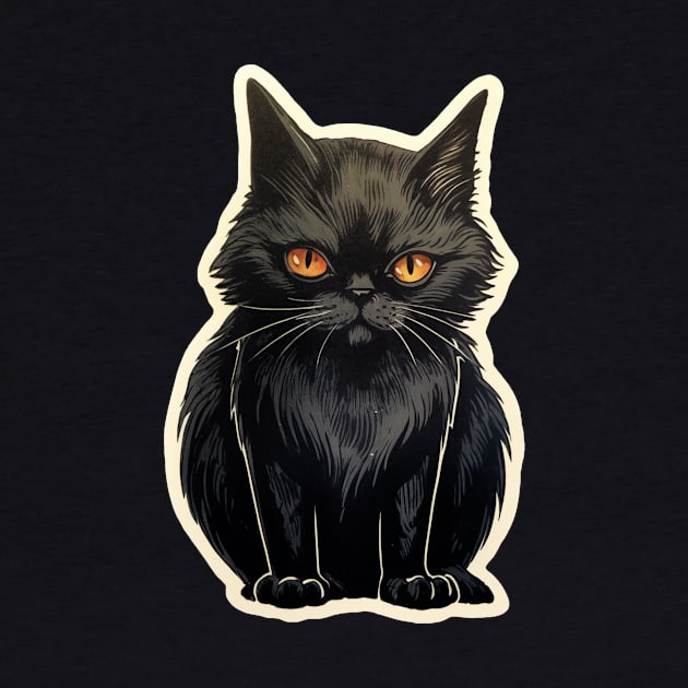 Cute Black Cat by ChillxWave